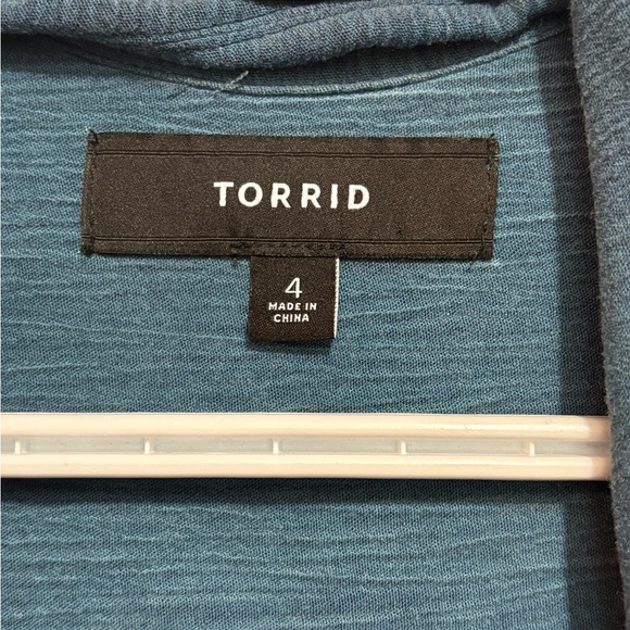 Torrid Teal Tunic Top - Picture 2 of 6